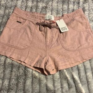 BDG Urban Outfitters Linen Blend 5 Pocket Drawstring Shorts